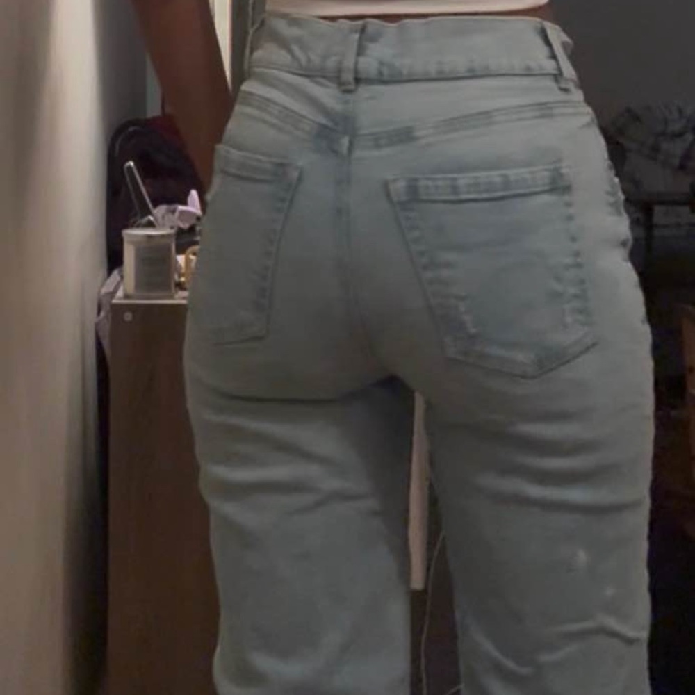 Ardene High Rise Light Blue Jeans